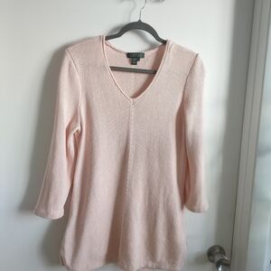 Ralph Lauren Light Pink Knit Top